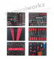 Preview: chemicalworkz Professional Tool Cart Werkzeugwagen 254tlg.
